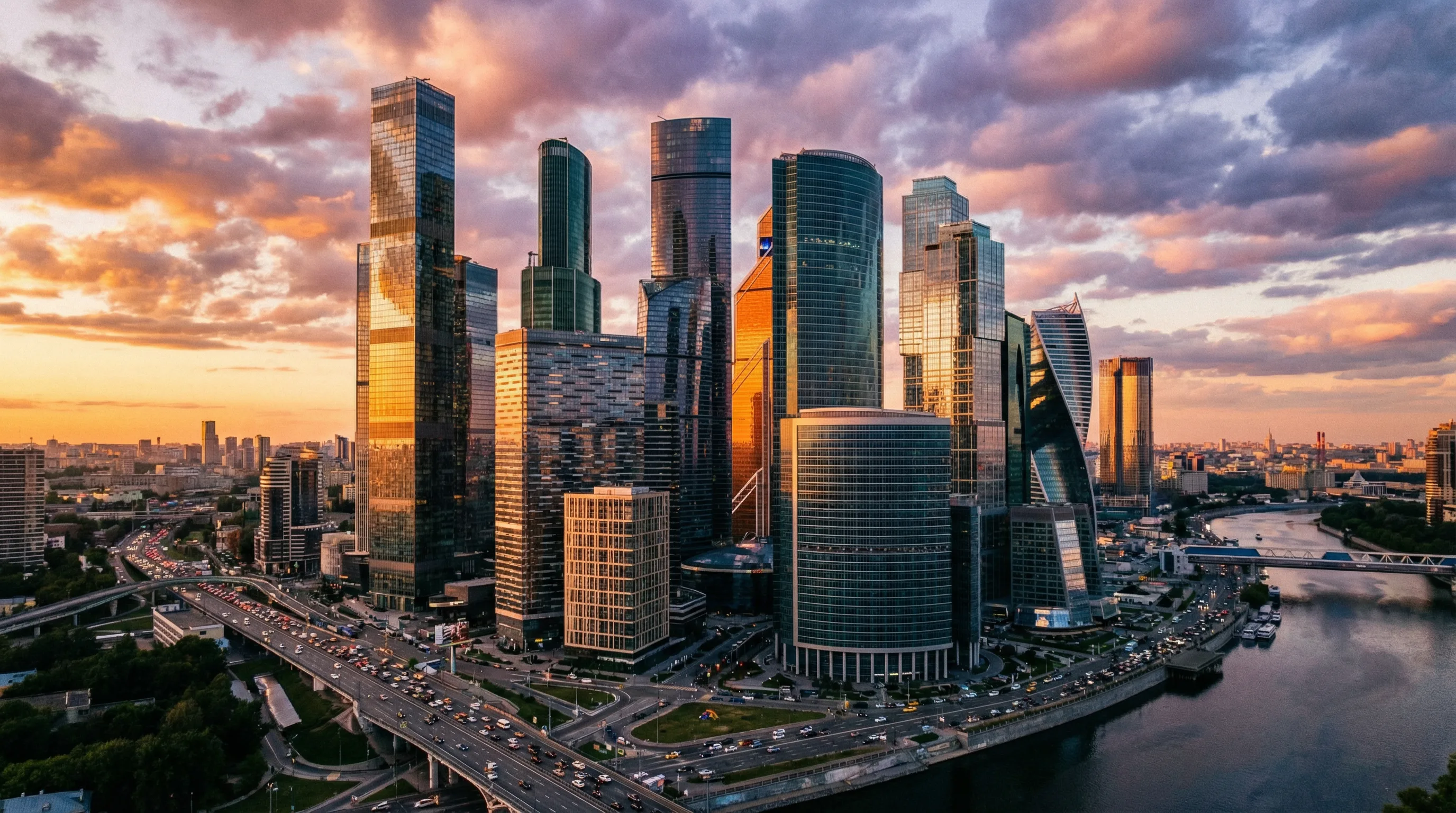 尤物视频精选视频 - 都市黄昏航拍全景